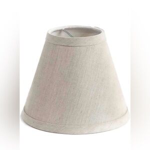 NWT Urbanest Chandelier Pure Linen Shade Oatmeal Clip On